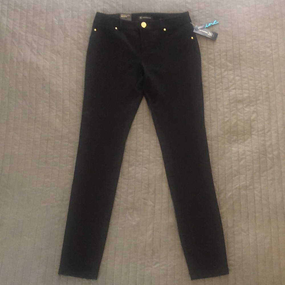 INC Regular Fit Skinny Pants